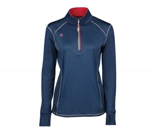 Dublin Ladies Rada Softshell 1/4 Zip Midlayer (Ink Navy)