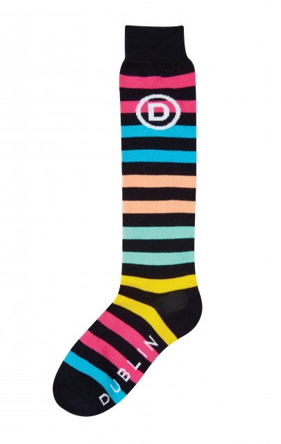 Dublin Single Pack Socks (Rainbow Stripes)