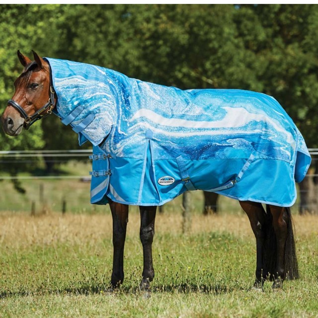 Weatherbeeta ComfiTec Plus Dynamic II Turnout Combo 220g Medium (Blue Marble)