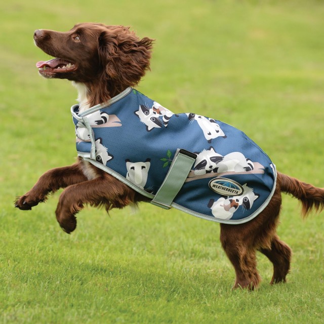 Weatherbeeta Comfitec Premier Free Parka Dog Coat - Mediumweight (Racoon Print)