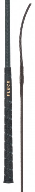Fleck Dressage Whip (Black)