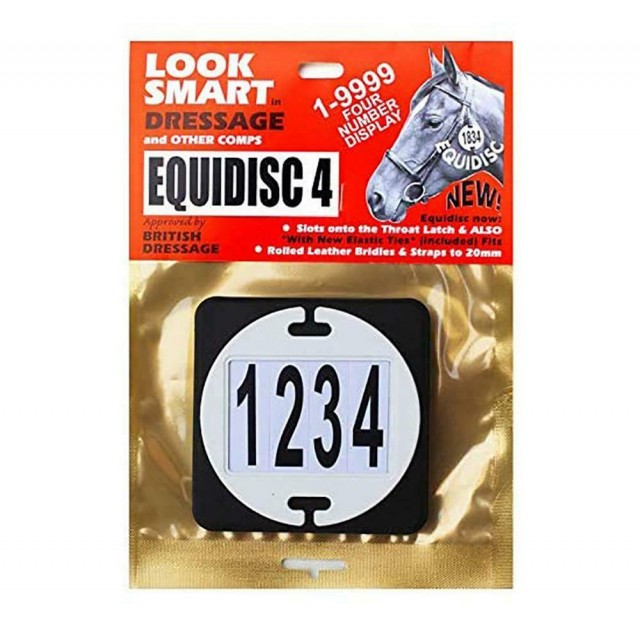 Equidisc Bridle Number Holder 4 Digit