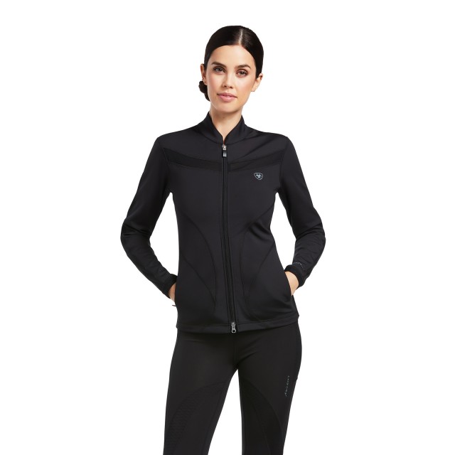 Ariat Women's Ascent Full Zip Sweatshirt (Black)