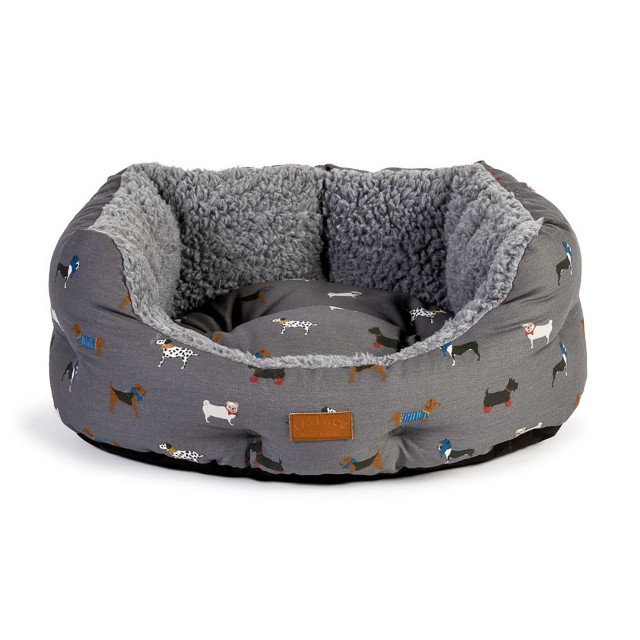 Danish Design Fatface Marching Dogs Deluxe Slumber Bed