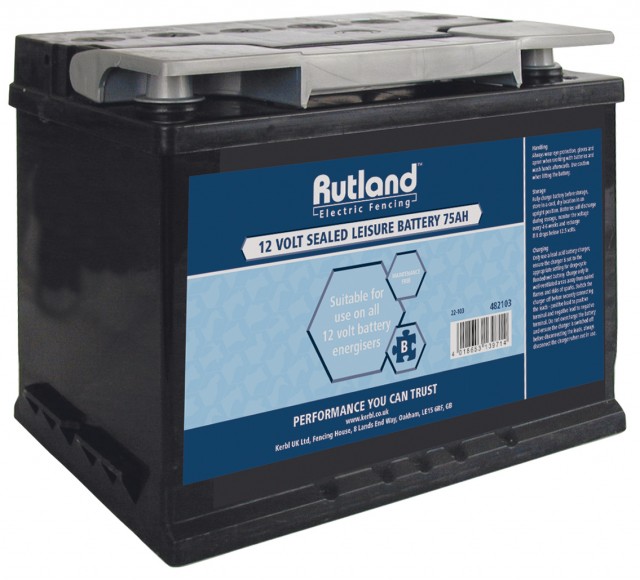 Rutland Leisure Battery 12V 75Ah