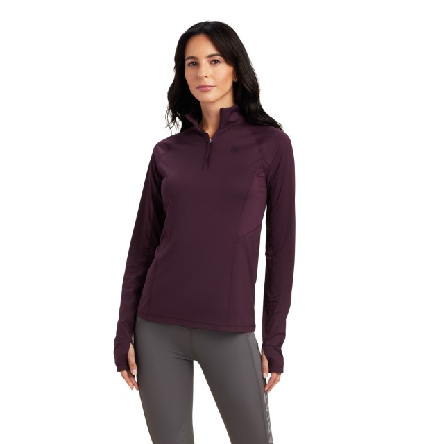 Ariat Womens Lumina Lowell Long Sleeve Baselayer (Mulberry)