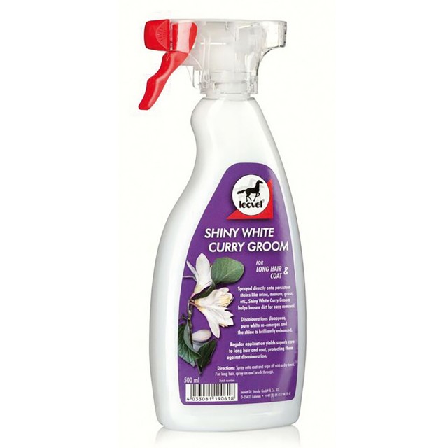 Leovet Shiny White Curry Groom (550ml)