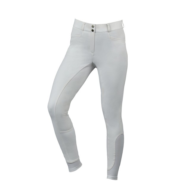 Weatherbeeta Ladies Duet Full Seat Breeches (White)