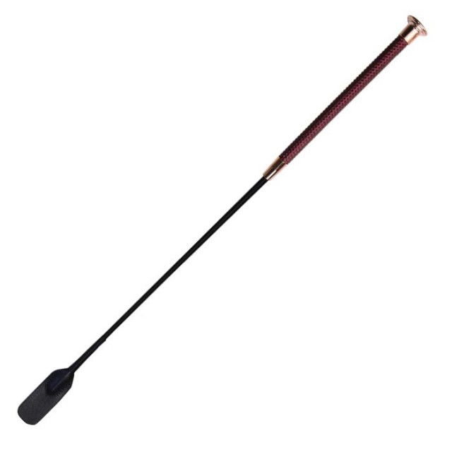 Woof Wear Diamond Riding Whip (Damson)