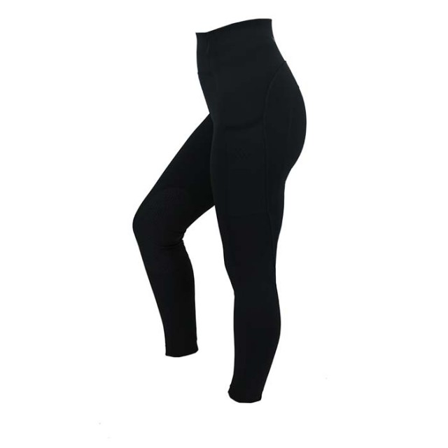 Woof Wear Original Riding Tights - Knee Patch (Black)