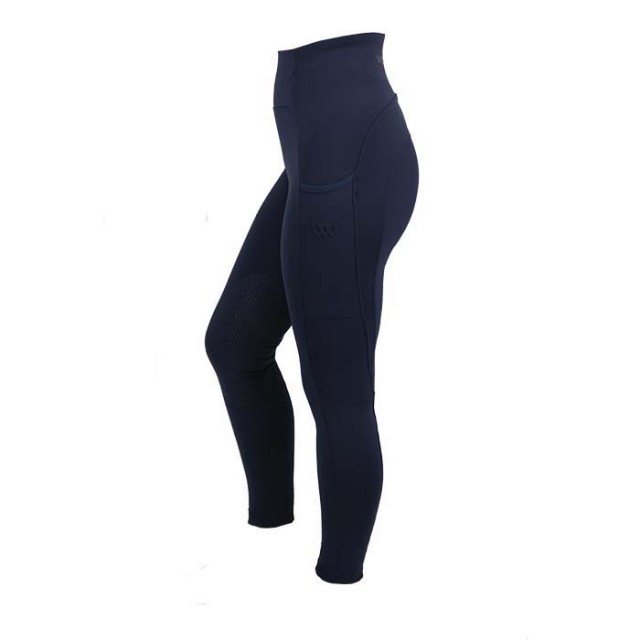 Woof Wear Original Riding Tights - Knee Patch (Navy)