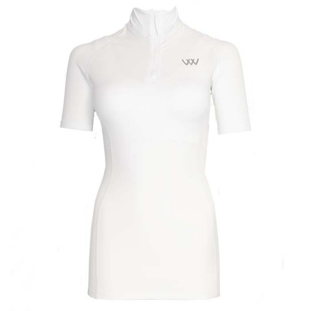 Woof Wear Short Sleeve Performance Riding Shirt (White)