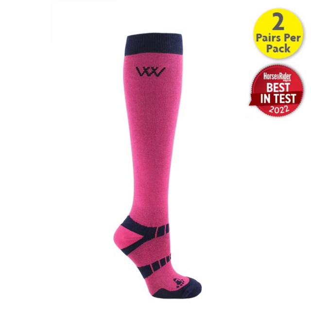 *OUTLET* Woof Wear Winter Riding Socks (Pink)