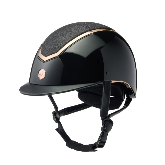 EQx Kylo Riding Helmet Standard Peak (Black Gloss)