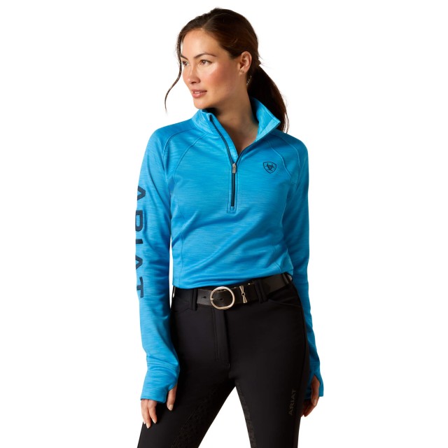 *Clearance* Ariat Women's Tek Team 1/4 Zip (Hawaiian Surf)