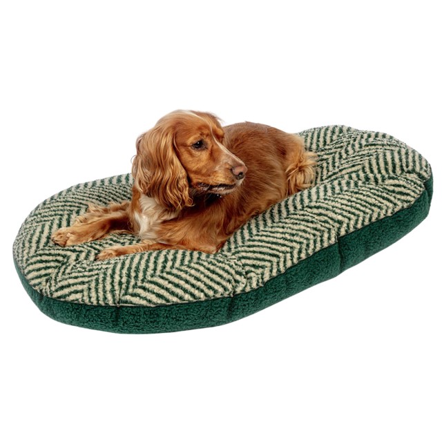 Danish Design Herringbone Fleece Quilted Mattress (Green)