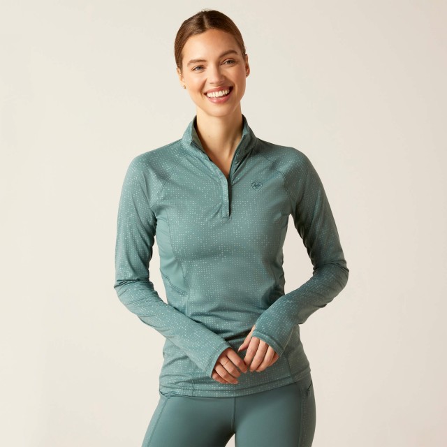 Ariat Women's Lumina Lowell Baselayer (Silver Pine)