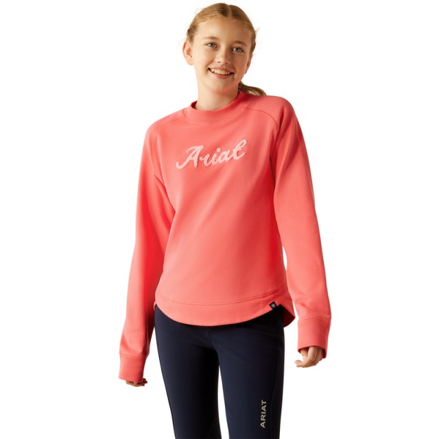 Ariat Youth Benicia Sweatshirt (Coral Paradise)