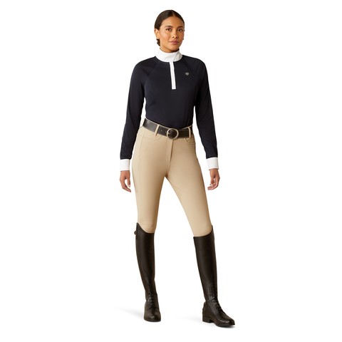 Ariat Womens Sunstopper 3.0 Pro Show Shirt (Navy)