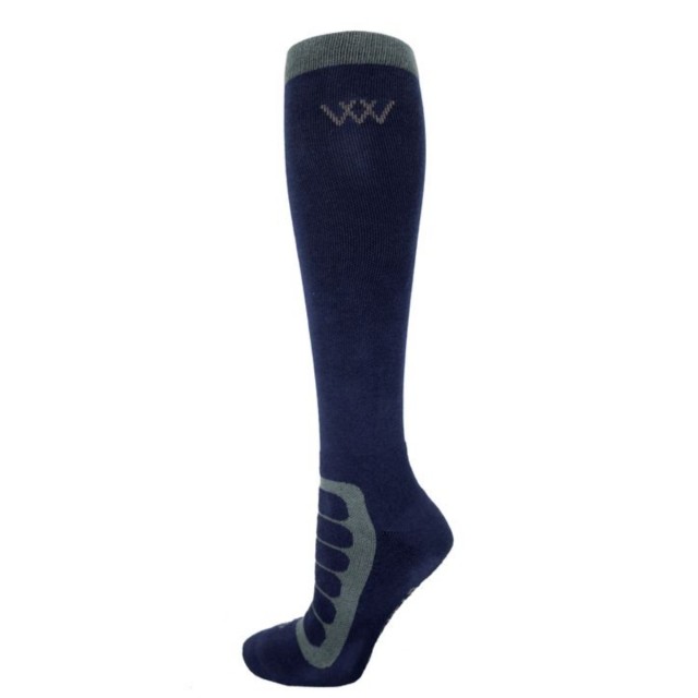 Woof Wear Long Bamboo Tech Riding Sock (Navy)