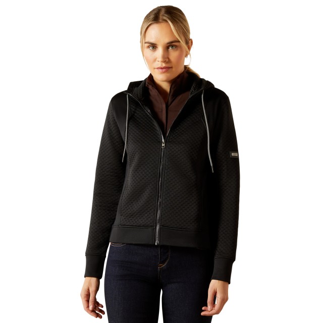 Ariat Women's Radience Full Zip Hoodie (Black)