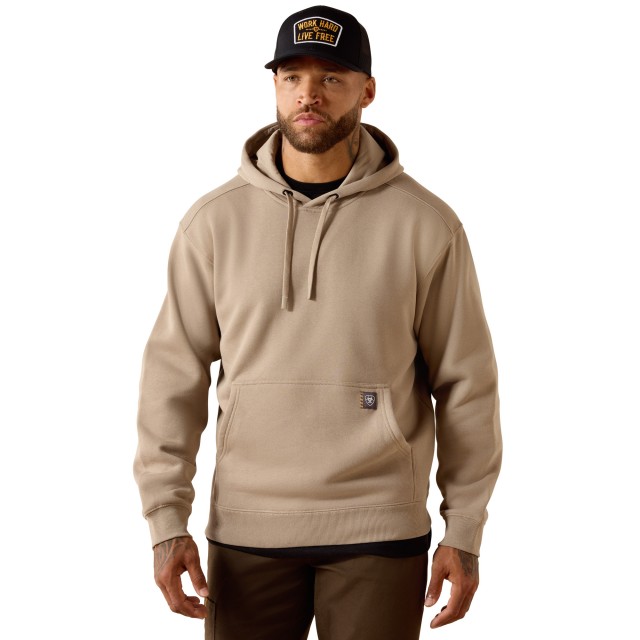 Ariat Mens Rebar Lightweight Workhog Hood (Greige)