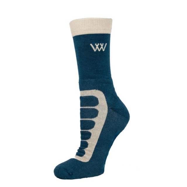 Woof Wear Short Bamboo Tech Riding Sock (Petrol/Stone)
