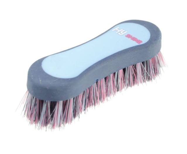 HySHINE Pro Groom Face Brush (Blue/Light Blue)