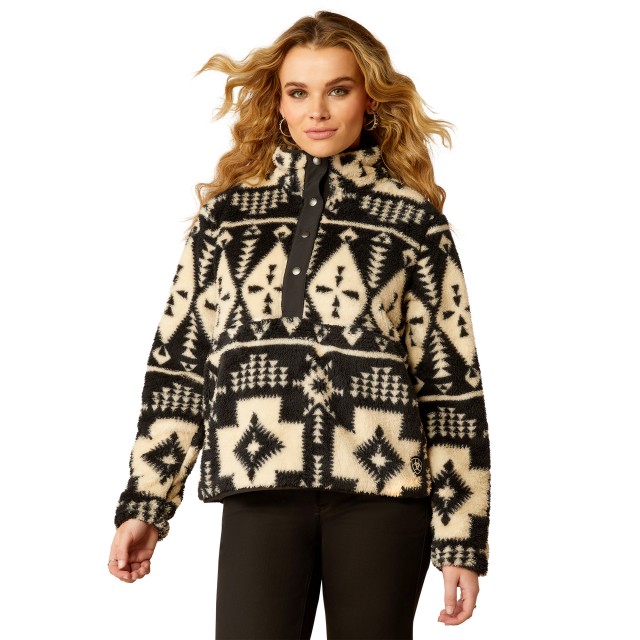 *OUTLET* Ariat Women's Berber Snap Front Sweatshirt (Winslow)