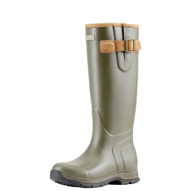 Ariat Women's Burford Wellington Boots Olive Green - Old Dairy Saddlery
