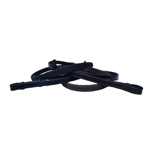Mark Todd Soft Hold Rubber Reins (Black)