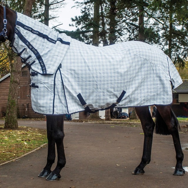 Mark Todd Comprehensive Combo Rug (White & Navy Gingham)