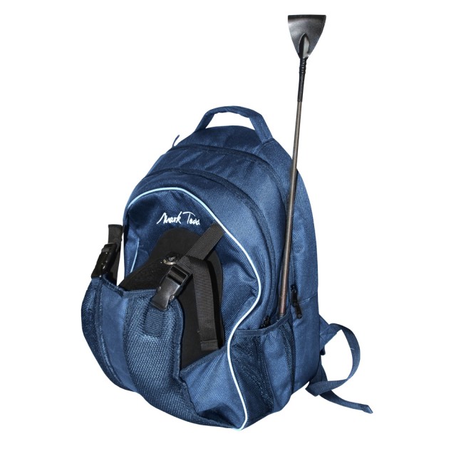 Mark Todd Sports Luggage Ring Backpack (Navy/Silver)