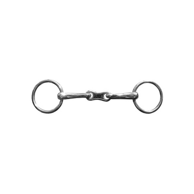 JHL Pro Steel French Link Loose Ring Bradoon