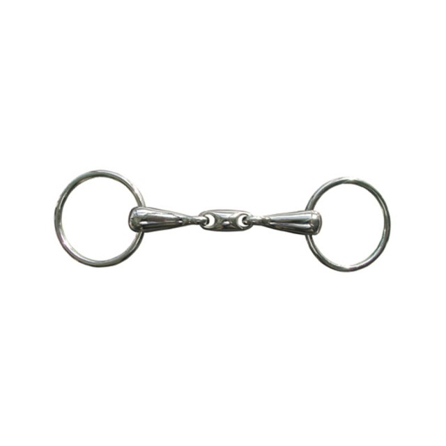 JHL Pro Steel Loose Ring Snaffle With Lozenge