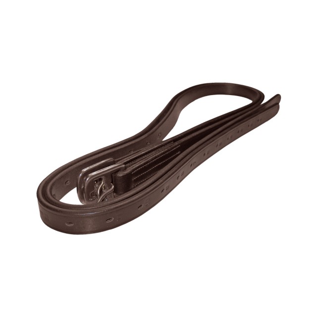 JHL PRO Stirrup Leathers (Brown)