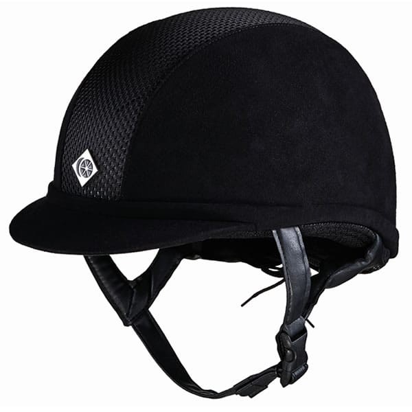 Charles Owen AYR8 Microsuede Riding Hat (Black)