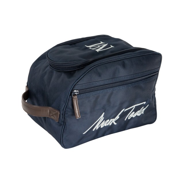 Mark Todd Pro Padded Hat Bag (Navy/Chocolate)