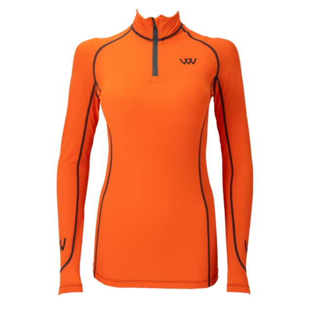 *OUTLET* Woof Wear Ladies Performance Riding Shirt (Orange)