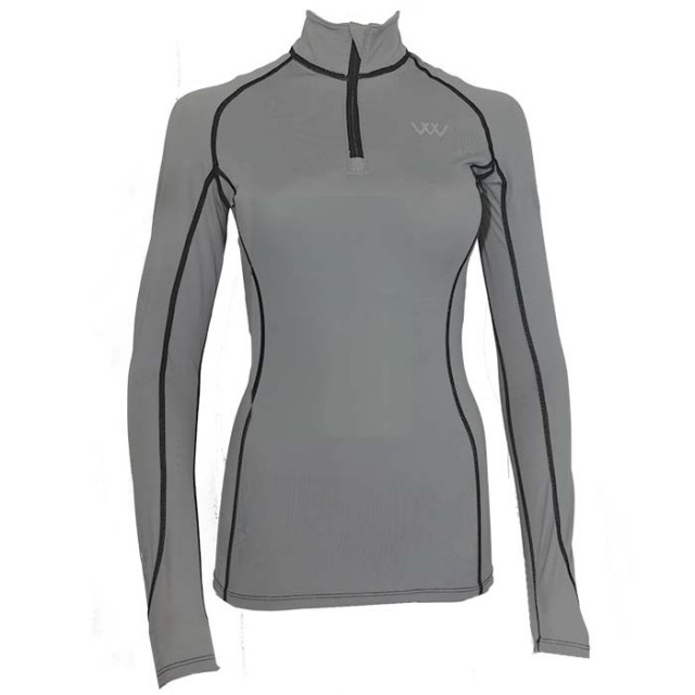 *OUTLET* Woof Wear Ladies Performance Riding Shirt (Brushed Steel)