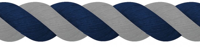 JHL Super Cotton Lead Rope (Navy/Grey)