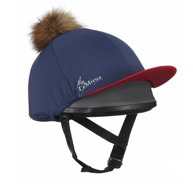 LeMieux Pom Pom Hat Silk (Navy)