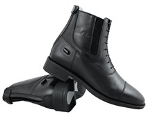 Mark Todd Adults Short Competition Boots Back Zip (Black)