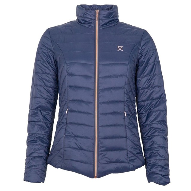Mark Todd Ladies Quilted Rhapsody Jacket (Navy/Rose)