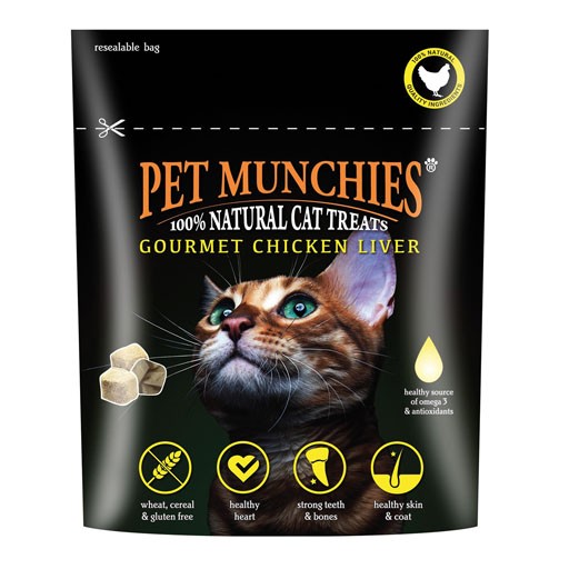 Pet Munchies Treats For Cats (Gormet Chicken Liver)