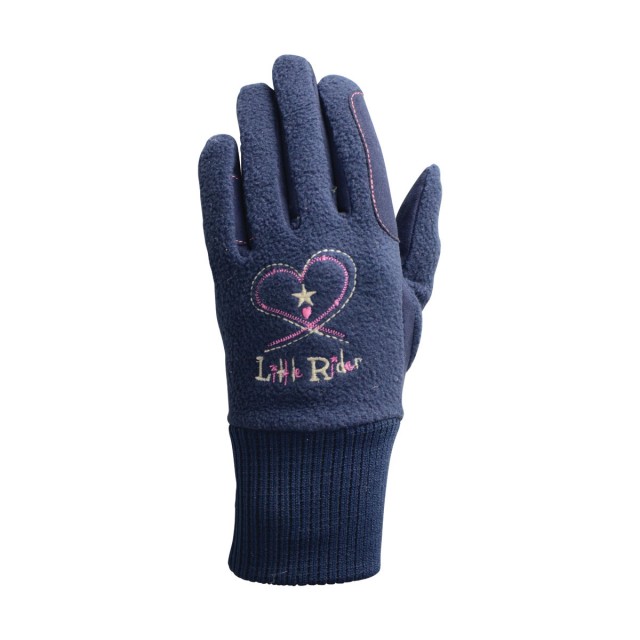 Little Rider Riding Star Children's Winter Gloves  (Navy)