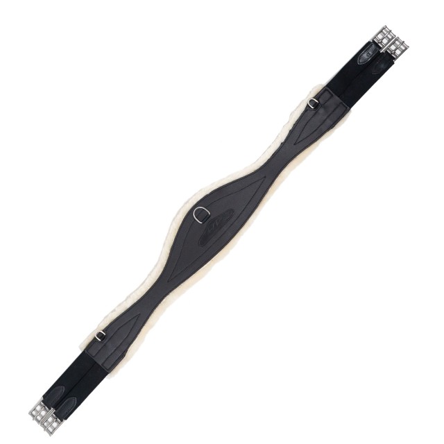 Mark Todd Deluxe Synthetic Sheepskin Elasticated Girth (Black)