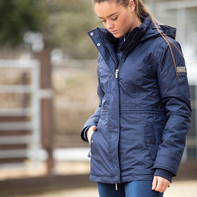 Mark Todd Women's Short Inga Waterproof Jacket (Navy)