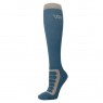 Woof Wear Long Bamboo Tech Riding Sock (Petrol/Sage)