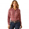 Ariat Women's Billie Jean Western Shirt (Sunkissed Plaid)
